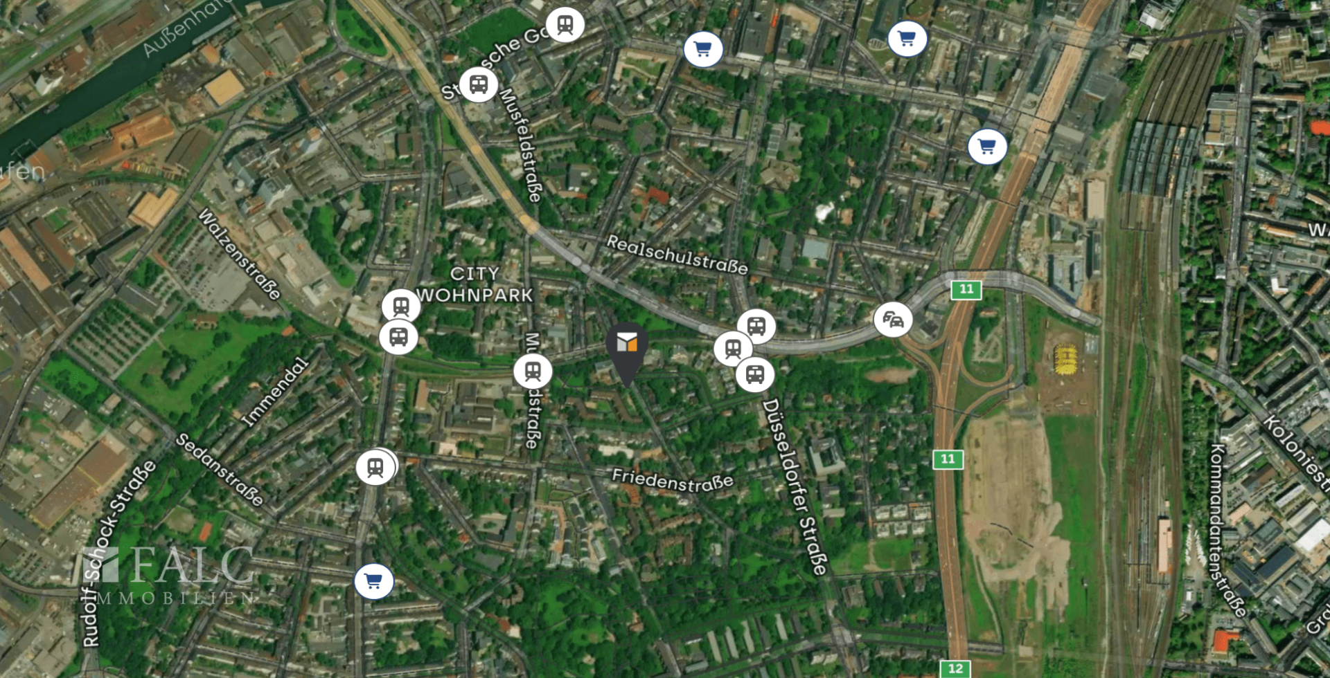 Mikro-Lageplan